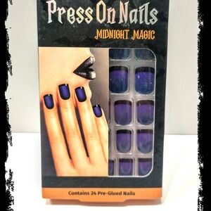 ☠️🪄Fright Night - MIDNIGHT MAGIC 🪄☠️  Limited Edition ~ Press On Nails *NIB*